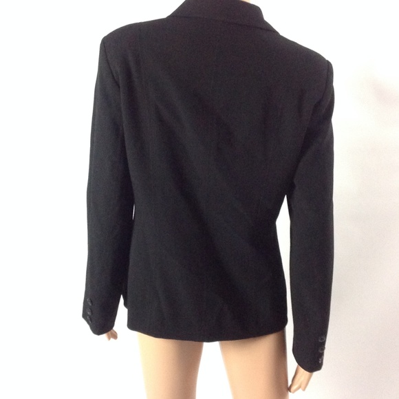 Apt. 9 Women's 3-Buttons Suit Blazer Black Size 10 - Picture 2 of 6